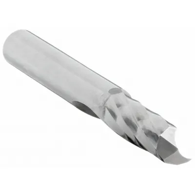 ONSRUD Solid Router Bit: Super Spiral O-Flute, 1/4" Cut Dia - Super Spiral O-Flute Router Bits for Plastics, Wood & Aluminum