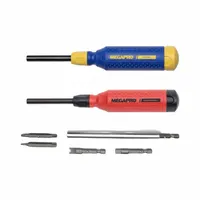 MEGAPRO Multi-bit Screwdriver: Phillips/Security Hex/Security Torx/Slotted/Spanner/Square Tip (MPN 6KIT2-B)