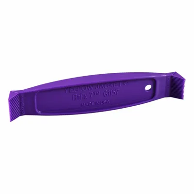 YELLOW JACKET Fin Comb: Double-Head, Nylon, 21 to 24 Fins Per Inch, 7 Combs - Fin Combs