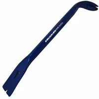 Nail Puller: Claw End, 12 in Overall Lg, 5/8 in Bar Wd, 1 1/4 in End Wd, N No T No, 3 Nail Slots (MPN NP12R)