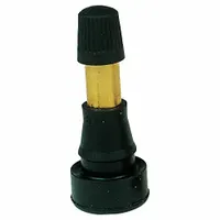 HALTEC High Pressure Tire Valve: High Pressure Tubeless Tire Valve, Snap-In, 180° Valve Stem Angle (MPN TV-600-HPA-500)
