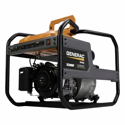 GENERAC Engine Driven Pump: 3 in MNPT, 3 in MNPT, 1 1/4 in Max. Dia. Solids - Engine-Driven Trash Pumps