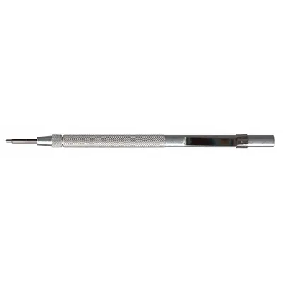 MOODY TOOL Reversible Shirt Pocket Scriber: ESD-Safe, Straight, Round, Aluminum, Knurled - Single-End Scribers