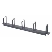 VIDEO MOUNT PRODUCTS Cable Manager: Horizontal, 1 U, Single Side Sides, 3 3/4 in Overall Dp, Black (MPN ERDRCM1)
