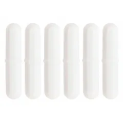 Octagonal stir bar made of Alnico, 38 mm overall length and 8 mm diameter. White in color and autoclavable. Used with magnetic stirrers for mixing in beakers, flasks, and other laboratory vessels.
