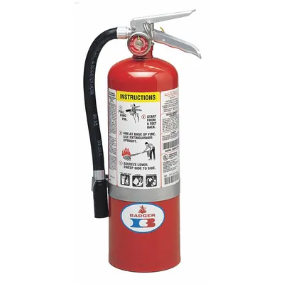 BADGER 5MB-6H Class ABC Fire Extinguisher - Class ABC Fire Extinguishers