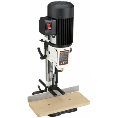 JET Bench Mortising Machine: 115V, Single-Phase, 0.5 hp, 6 A, 1/2 in Capacity - Mortising Machines
