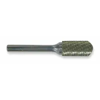 WIDIA Carbide Bur: Ball-Nosed Cylinder, SC-41, Double Cut, 3/32" x 7/16" Head, 1/8" Shank (MPN M41284)