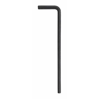 WESTWARD Hex Key: 0 Ball Ends, 5 mm Tip Size, Metric, Long, Alloy Steel, Black Oxide - L-Shaped Hex Keys
