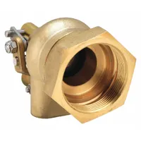 BOB Float Valve: For Water Media, Angle Valve Body, Float Valve Body, Horizontal Piping, Brass, FNPT (MPN R605T-2-LF)