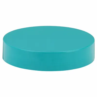 QORPAK Cap: 53 mm Dia, Green, Thermoset, F217/PTFE, 53-400 mm Screw Closure Size - Screw On Caps