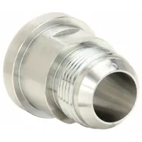 Hydraulic Hose Adapter: 1 in x 1 in Fitting Size, Male x Male, Flange x JIC, Rigid, Straight (MPN 500025-16s)