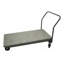 R.W. ROGERS Platform Truck: 2,000 lb, 65 in L x 34 in W x 40 1/2 in H Overall Dim., Gray, Plastic (MPN RWR-FB-N3060)