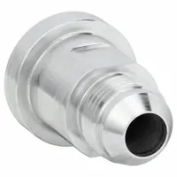 Hydraulic Hose Adapter: 1/2 in x 1/2 in Fitting Size, Male x Male, Flange x JIC, Rigid, Straight (MPN 500025-8s)