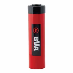 General purpose hollow ram with 30 ton nominal capacity and 10 in nominal stroke. Center hole allows passage of rods or cables for pulling, pushing, or lifting in confined spaces. Type HDC with 1.31 in center hole diameter.