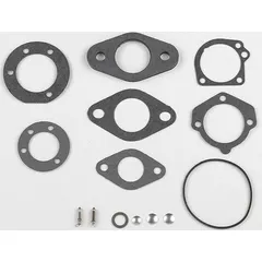 Carburetor repair kit for KOHLER engines. Compatible with models CH18-CH25, CH730-CH740, CV17-CV23, and CV724-CV740. Contains gaskets, seals, and components for servicing carburetors on small engines used in lawn tractors, generators, and industrial equipment.