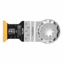 Starlock mounted blades with carbide edge for cutting masonry and metal. Sold in a 10-pack. Suitable for use with compatible oscillating multi-tools.