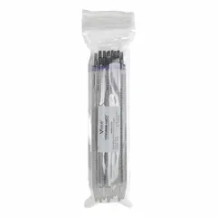 This 50 mL serological pipette is made of sterile polystyrene with 0.5 mL graduation increments. It is designed for precise liquid measurement and transfer in laboratory applications such as cell culture and microbiology. Not individually wrapped.
