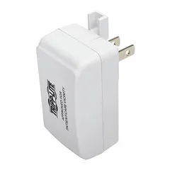 This wall charger accepts 100 to 240V AC input and provides a single USB 2.0 Type A female output for charging smartphones, tablets, and other USB devices. Suitable for use in homes, offices, and during travel.