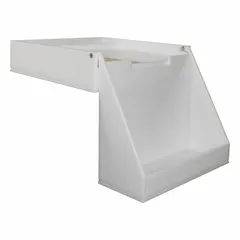 Folding Carboy Spill Stand: Rectangular, HDPE, 9.46 L, 21 in Overall Lg, Non-Sterile