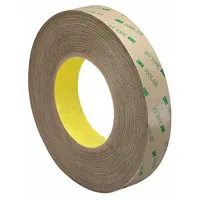 3M 9472LE is a permanent acrylic adhesive transfer tape on a polycoated kraft paper liner. It is 3/4 inch wide, 60 yards long, and 5.2 mil thick. This tape is used for bonding, splicing, and mounting applications such as nameplates, gaskets, and foam assembly
