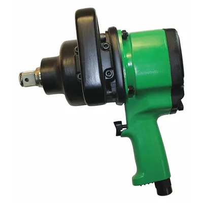 SPEEDAIRE Air Impact Wrench: Full-Size, 1 in Drive, Pistol-Grip, Square, 1/2 in NPT Air Inlet - Pistol-Grip Air-Powered Impact Wrenches with Standard Anvils
