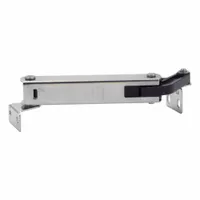 This support angle lid support from SUGATSUNE is made of 304 stainless steel and has an overall height of 1 31/32 in. It is used to hold lids open at a maximum angle of 70°. Typical applications include industrial enclosures, electrical cabinets, and machinery access panels where corrosion resistance is required