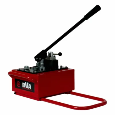 BVA HYDRAULICS Hydraulic Hand Pump: 2 Stages, Double Acting, 290 psi Max. Pressure 1st Stage - Hand Pumps for Hydraulic Fluids