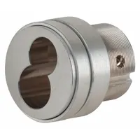 This SCHLAGE Full Size Interchangeable Core Cylinder (FSIC) is a 6-pin standard cylinder in a chrome finish. Supplied uncombinated, it is ready for custom keying to match existing systems. Designed for use in commercial access-control applications where quick rekeying is required, it fits SCHLAGE FSIC-compatible locksets