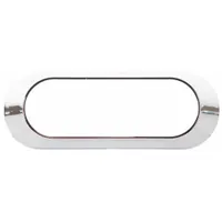 MAXXIMA Bezel: Bezel, Silver, Plastic, 4 5/8 in Lg, 1 11/16 in Ht, 29/32 in Wd, M20384 (MPN M50138)