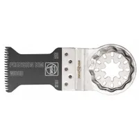 FEIN Oscillating Tool Blade: 1 3/8 in Blade Wd, 3 13/16 in Overall Lg, Precision Cutting, Bi-Metal (MPN 63502205260)