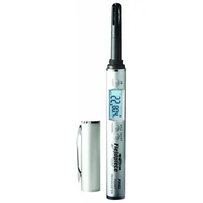 FIELDPIECE Digital Psychrometer: Onboard, Ambient Temp/Dew Point/Relative Humidity - Standard Temperature & Humidity Meters