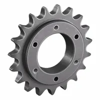 TSUBAKI Sprocket: For 60 Chain, 19 Teeth, 4.557 in Pitch Dia, 4.95 in Outside Dia, Steel (MPN 60SDS19)