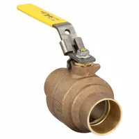 APOLLO Manual Two-Way Ball Valve: 2 in, Bronze, Straight, Sweat x Sweat, 600 psi Max. Pressure (CWP) (MPN 77C20827A)