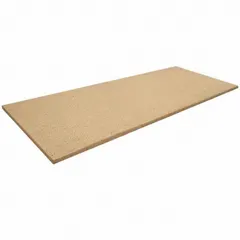 Particleboard decking sheet for bulk rack shelving. Measures 48 inches wide by 24 inches deep by 5/8 inch thick. Wood decking material with wood frame finish. Suitable for use as a shelf surface in industrial storage rack systems.