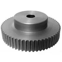 DAYTON Timing Pulley: Curvilinear, Fixed, For HTD Timing Belt Section, For 6 mm Belt Wd, 62 Teeth (MPN 62-3M06-6A4)