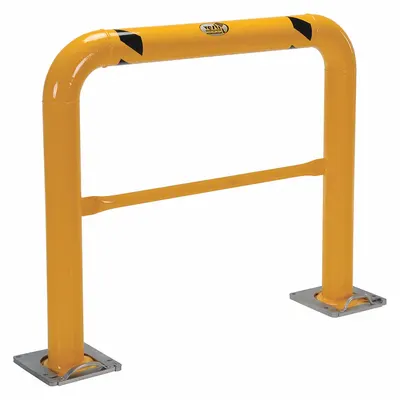 VESTIL Machine Guard: 42 in Top Rail Ht, 5/8 in Mounting Hole Dia, 21 in Mid-Rail Ht - High-Profile Pipe-Style Guardrails