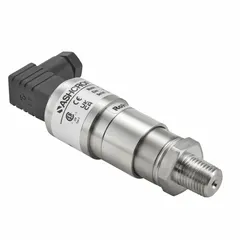 Diaphragm-actuated miniature pressure switch with 1/4" MNPT pressure connection and Micro DIN connector. Features 1NO/1NC contact configuration and a pressure range of -15 psi to 15 psi. Suitable for monitoring and controlling pressure in industrial systems such as HVAC, compressors, and hydraulic equipment.