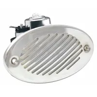 FIAMM Electric Horn: 12V DC, Low Tone, Electric, Silver, Unfinished, 105 dBA Sound Level - Max (MPN 51905)