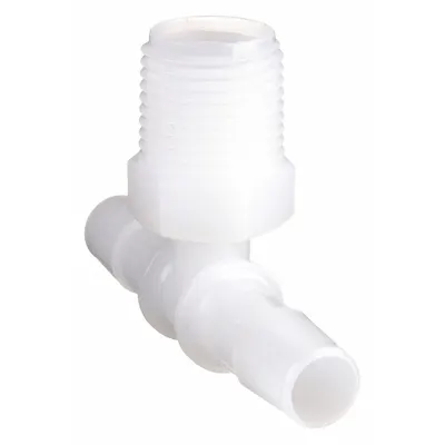 ELDON JAMES Barbed Tee: Barbed/Threaded, 3/8 in ID x 3/8 in ID x 3/8 in Pipe Fitting Size - Polyethylene Barbed Tube Fittings