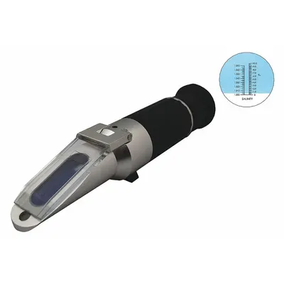 LAXCO, INC Refractometer: Salinity/Specific Gravity, +/-1% Accuracy, Auto - Analog Handheld Refractometers