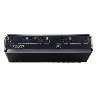 CYBER POWER UPS System: Single Phase, 700 VA Power Rating, 120 V AC Input, 120 V AC Output - Standby UPS Systems