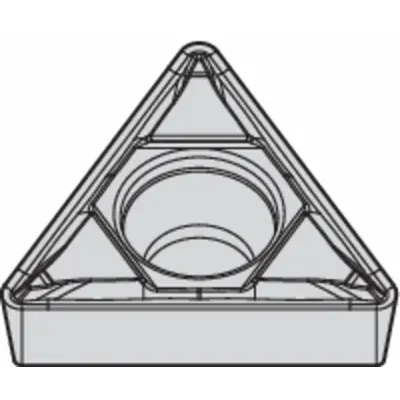 WIDIA Triangle Turning Insert: TCMT3251FP - Triangle (T) Indexable Turning Inserts