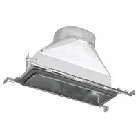 Vent Boot Hanger: Straight Boot Boot, 6 in Dia. 6 in H x 6 in W Collar Size, 6 in Collar Dia, Steel (MPN SBS-6106 SB)