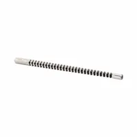 Square broach for cutting 5.00 mm keyways in pulleys, gears, and hubs. Requires a 10.30 mm drilled or bored hole and is used with a matching bushing and arbor press. Broach length is 11 3/4 in