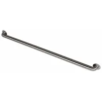 BESTCARE Wall Grab Bar: Stainless Steel, Satin, 250 lb Wt Capacity, 1 1/2 in Base Dia, 1 (MPN WH1109-6)