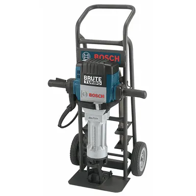 BOSCH Breaker Hammer Kit: Corded, T-Handle, 1 1/8 in Hex, 43 ft-lb, 1,000 bpm - T-Handle Corded Breaker Hammers