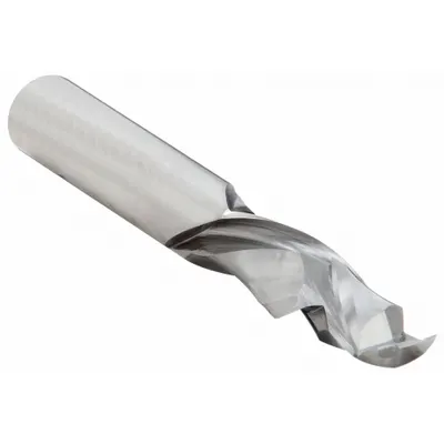 ONSRUD Solid Router Bit: Compression Spiral, 2 Flute, 1/2" Cut Dia - Compression Spiral-Flute Router Bits for Wood & Plywood