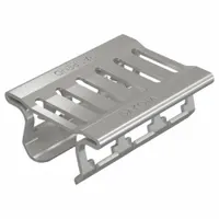 Slotted Receiver: 7/8 in x 13/16 in For Strut Channel Size, Spring Steel, Smart-Receiver (MPN DS-SR-PT/50)