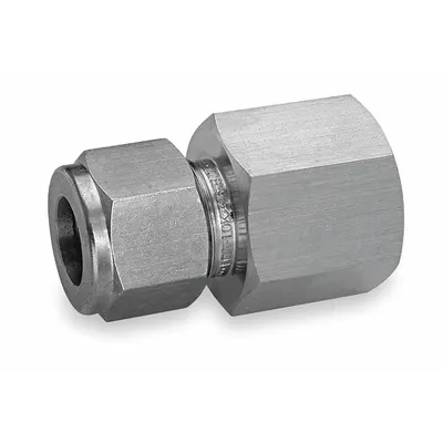 HAM-LET Double-Ferrule Compression x FNPT Adapter - Double-Ferrule Stainless Steel Fittings